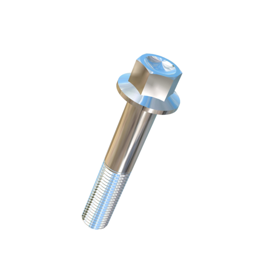 Titanium M8-1 Pitch X 45mm Allied Titanium Hex Head Flange Bolt with Reduced Head